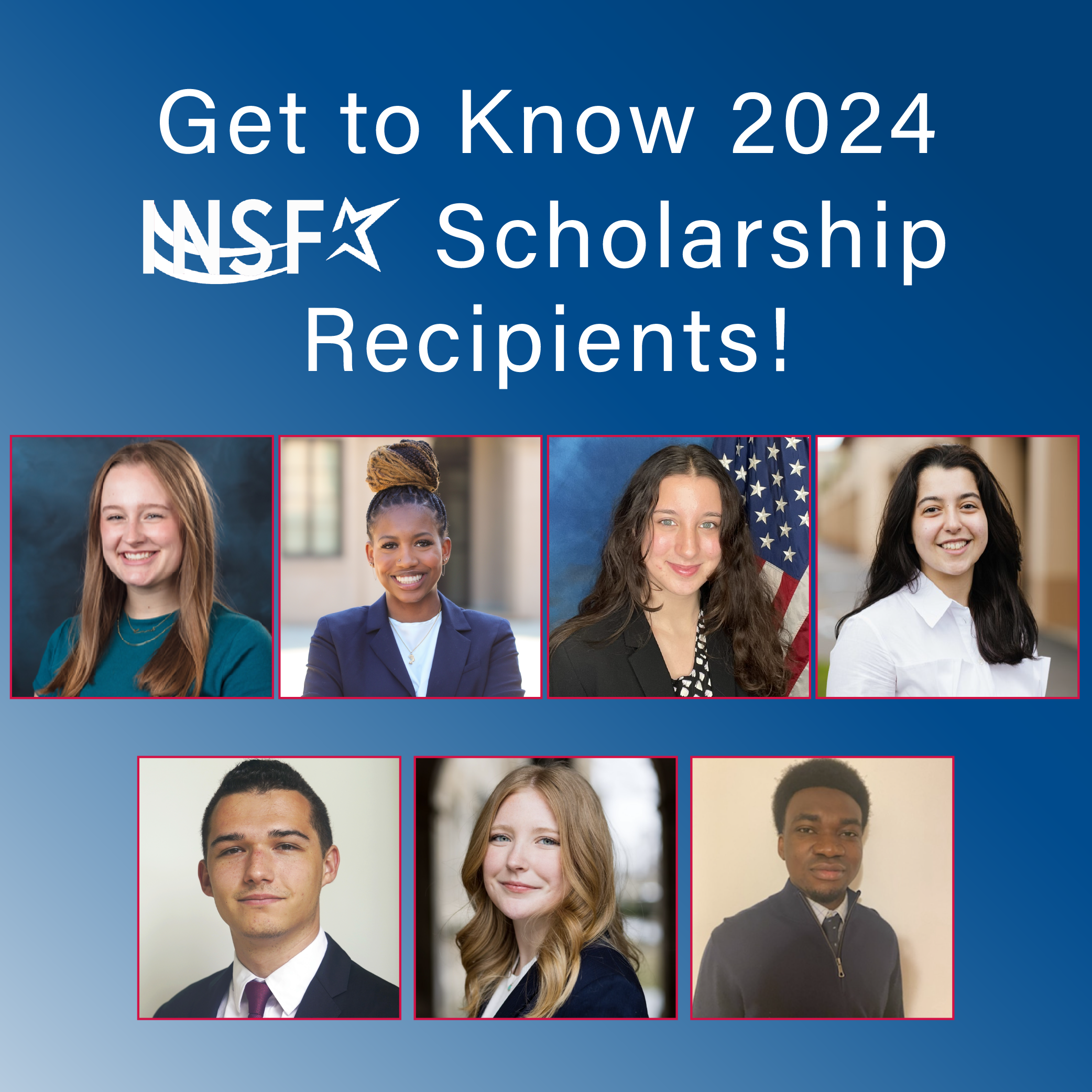 2024 INSF Scholarship Recipients