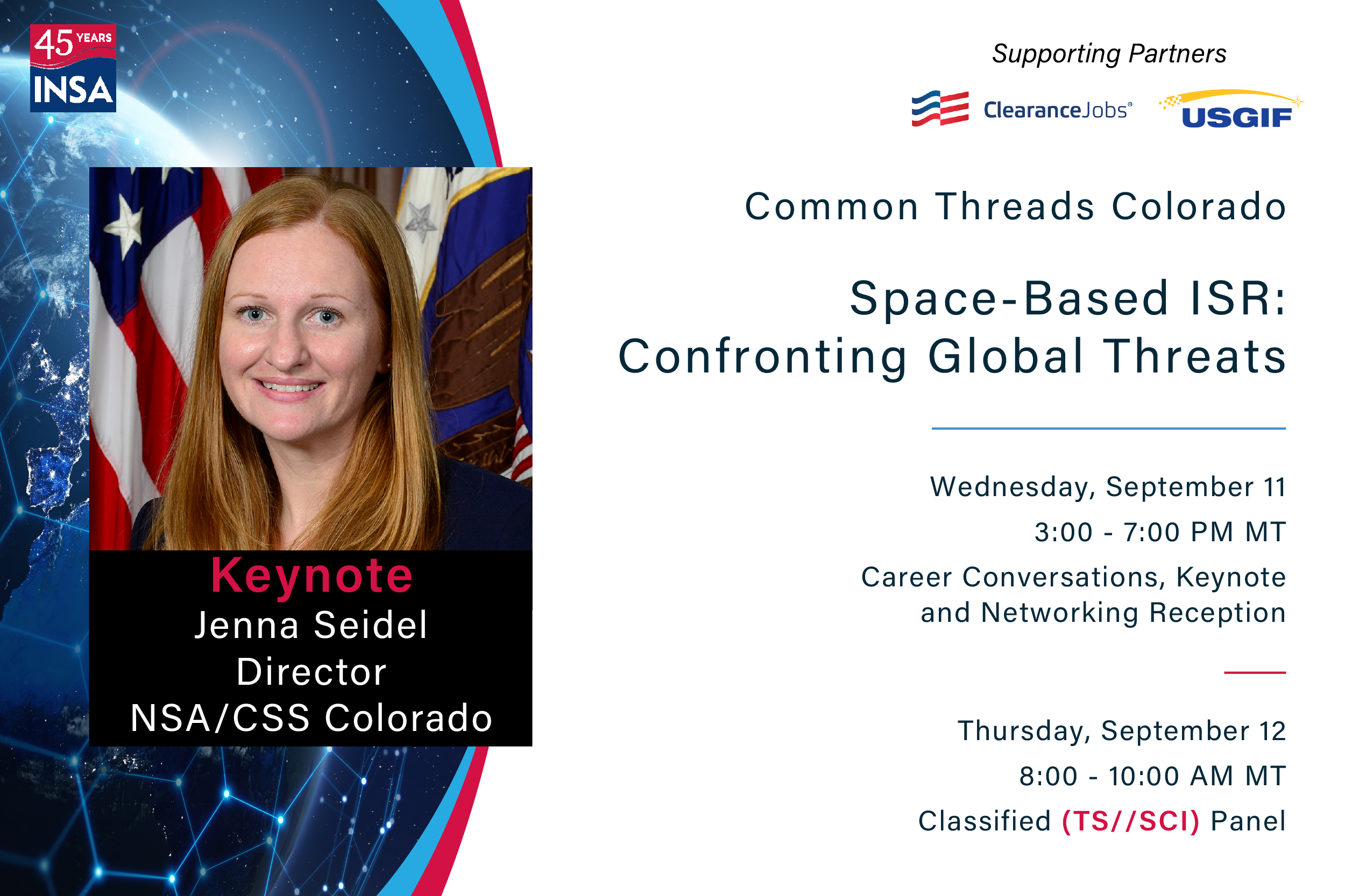 2024 Common Threads Colorado: Space-Based ISR: Confronting Global Threats
