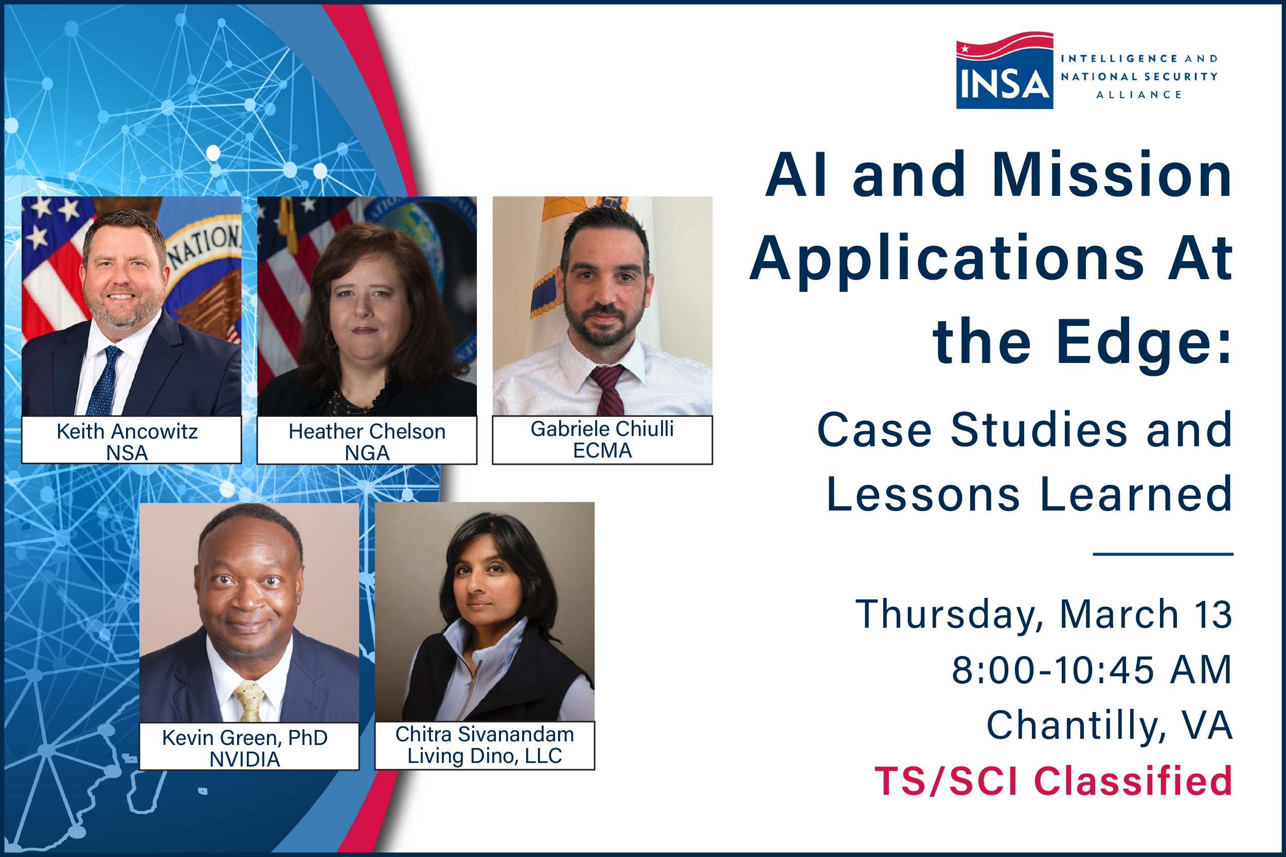 INSA TS/SCI Classified AI and Mission Applications at the Edge: Case Studies and Lessons Learned