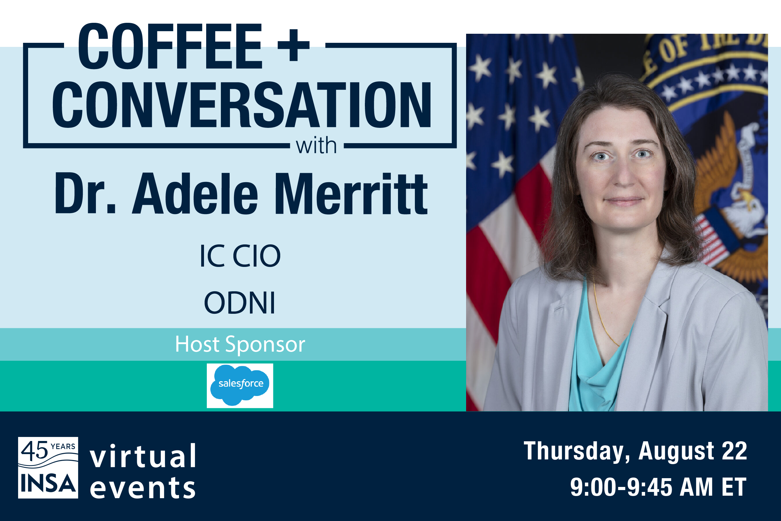INSA's Coffee & Conversation with Dr. Adele Merritt