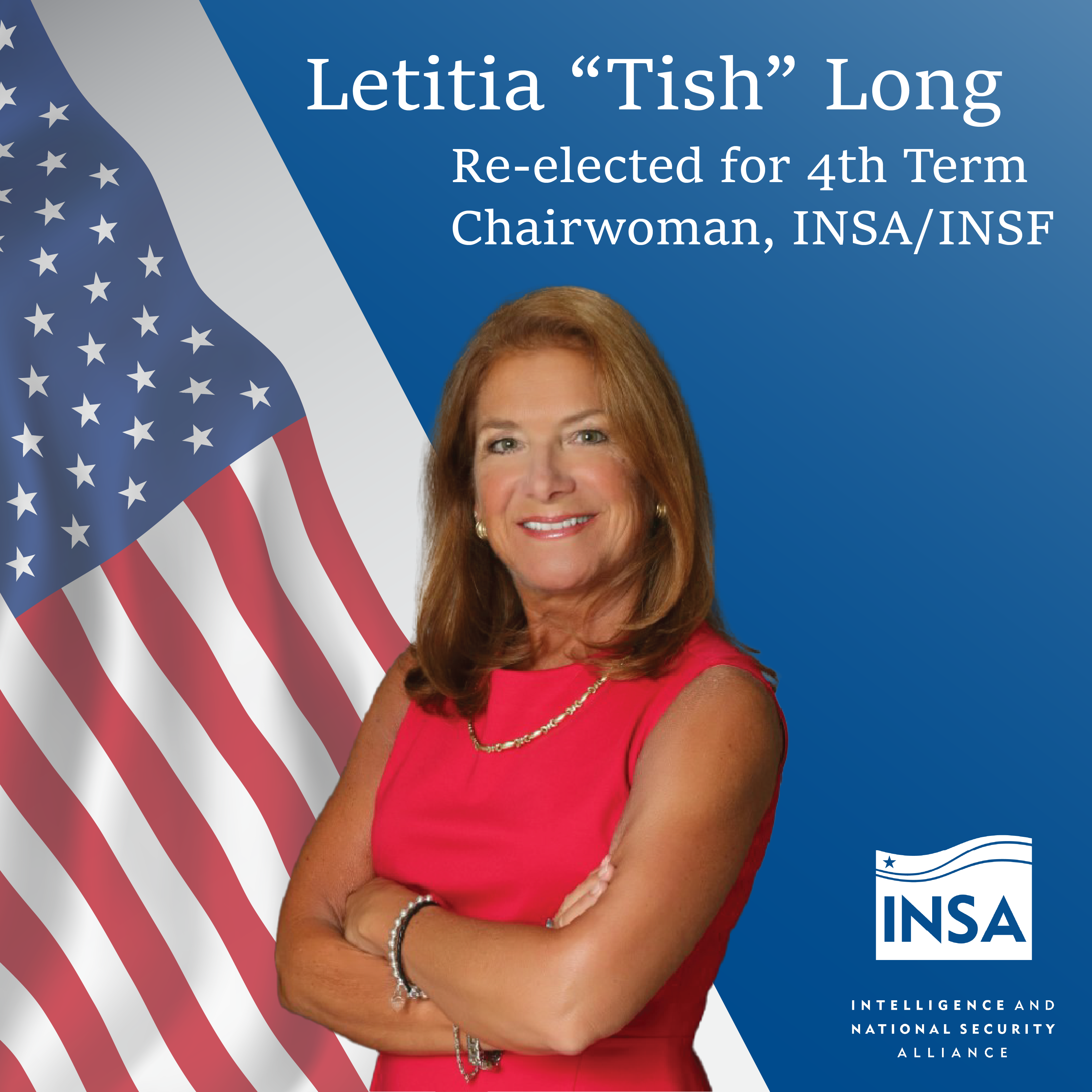 Letitia A Long Re-Elected INSA Chairwoman